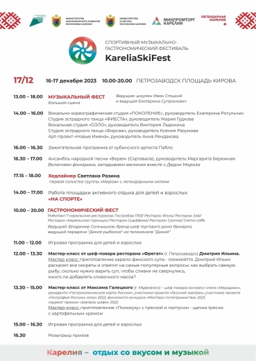 Спортивный музыкально-гастрономический фестиваль "KareliaSkiFest"